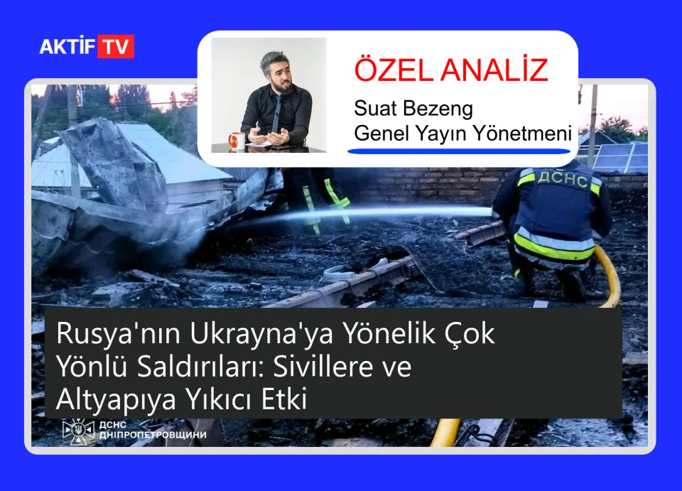 Rusya'nın Ukrayna'ya Yönelik Çok Yönlü Saldırıları: Sivillere ve Altyapıya Yıkıcı Etki
