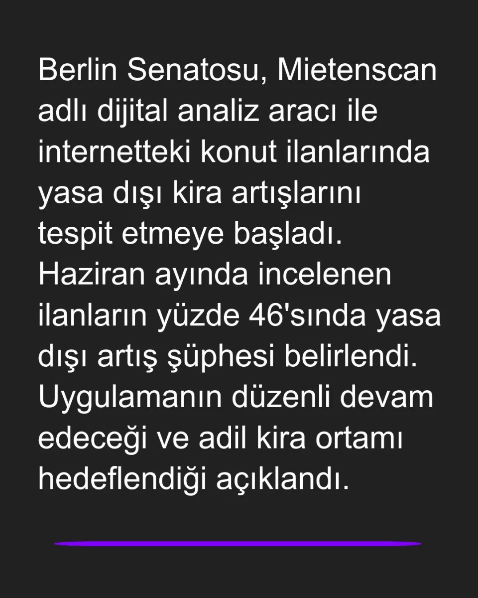 Berlin'de Dijital Uygulama ile Kira Artışlarına Sıkı Denetim