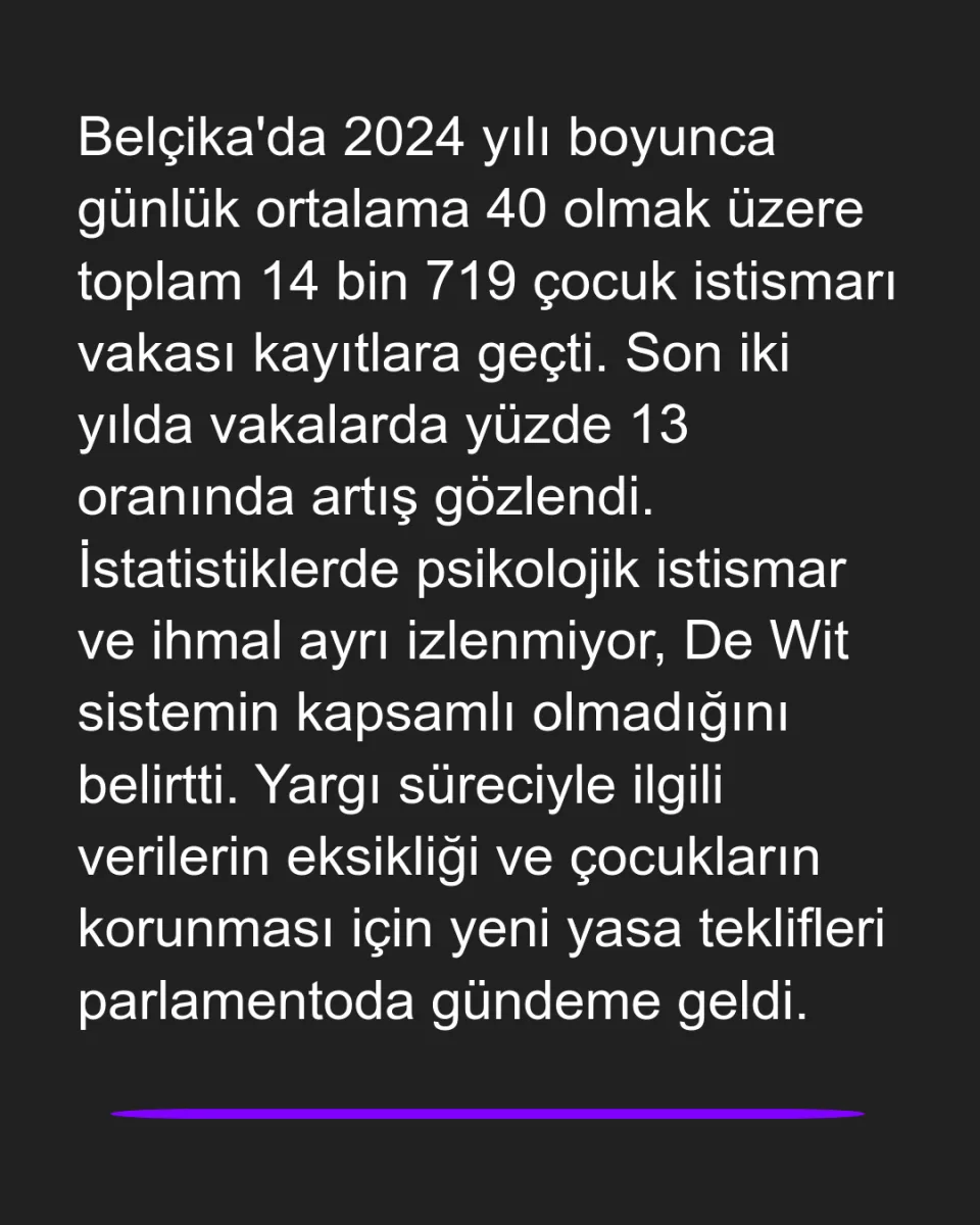 Belçika'da Çocuk İstismarında Endişe Verici Artış