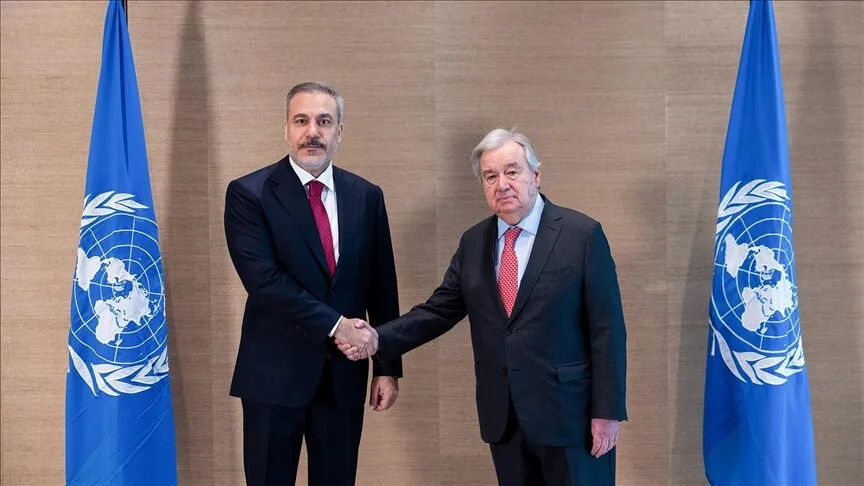 Bakan Fidan, BM Genel Sekreteri Guterres ile Telefonda Görüştü
