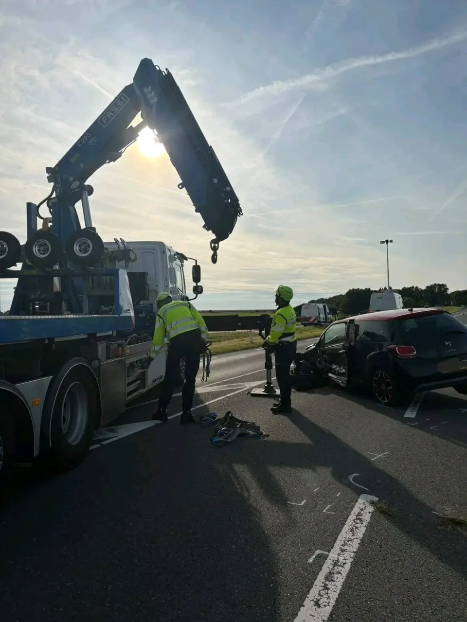 Аварія біля Схоорлу на шосе N9 призвела до зупинки руху