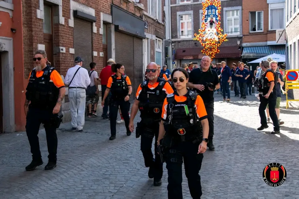 Li Belçîkayê bajarê Lîejê cejna Tebaxê bi tedbîrên ewlehiyê yên zêde derbas bû