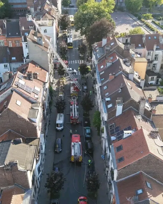 Veliki požar u restoranu u Briselu; spriječena mnogo veća katastrofa u Belgiji.
