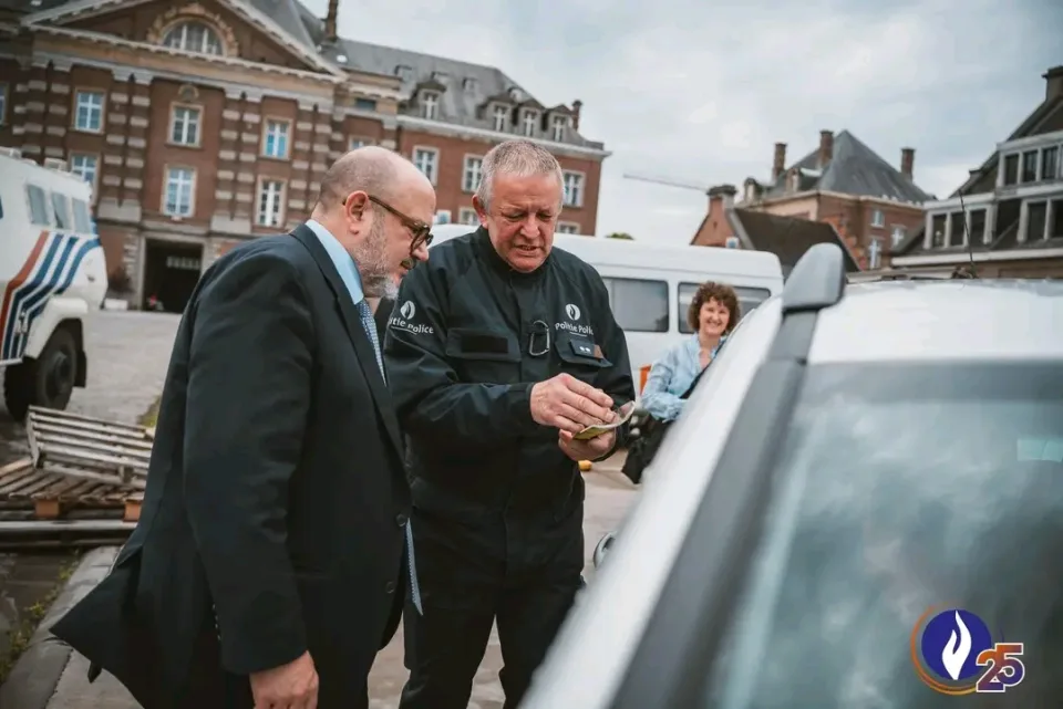 Belgium Federal Police Demonstrate Security Equipment To Interior Minister Quintin