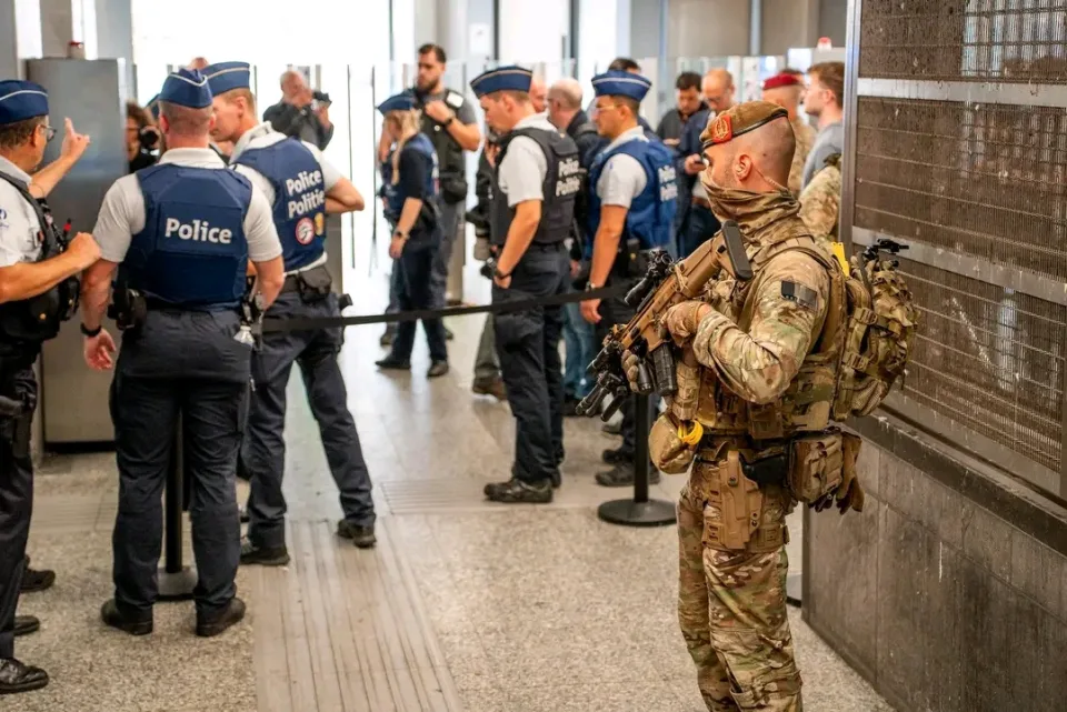 El martes comenzó en Bruselas un dispositivo de control policial conjunto.