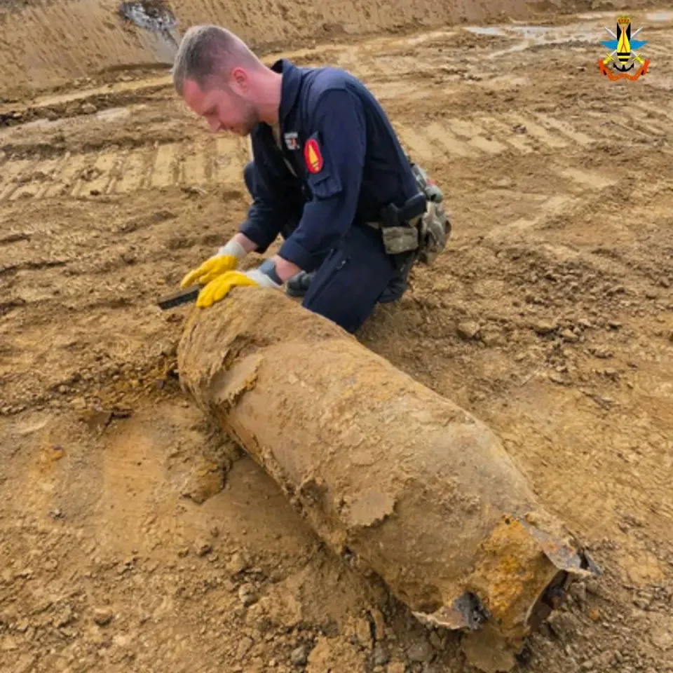 Belçika'da İkinci Dünya Savaşı’ndan kalma bomba bulundu