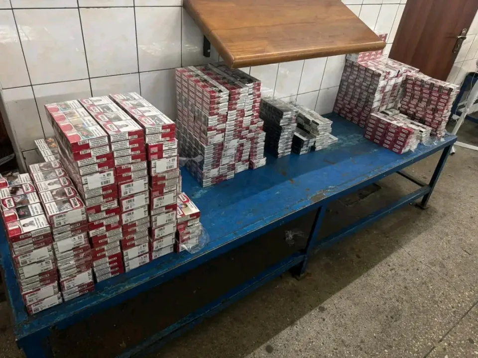 Ukrayna’da Porubne Sınır Kapısı’nda bin yedi yüzden fazla paket sigara ele geçirildi