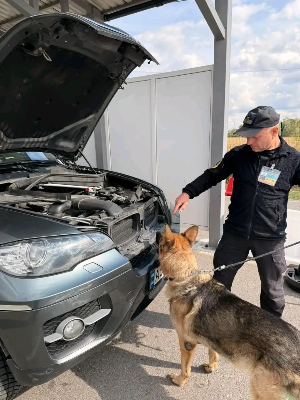 Ukraine: Customs Dog Amur Uncovers Smuggled Cigarettes at Border Checkpoint