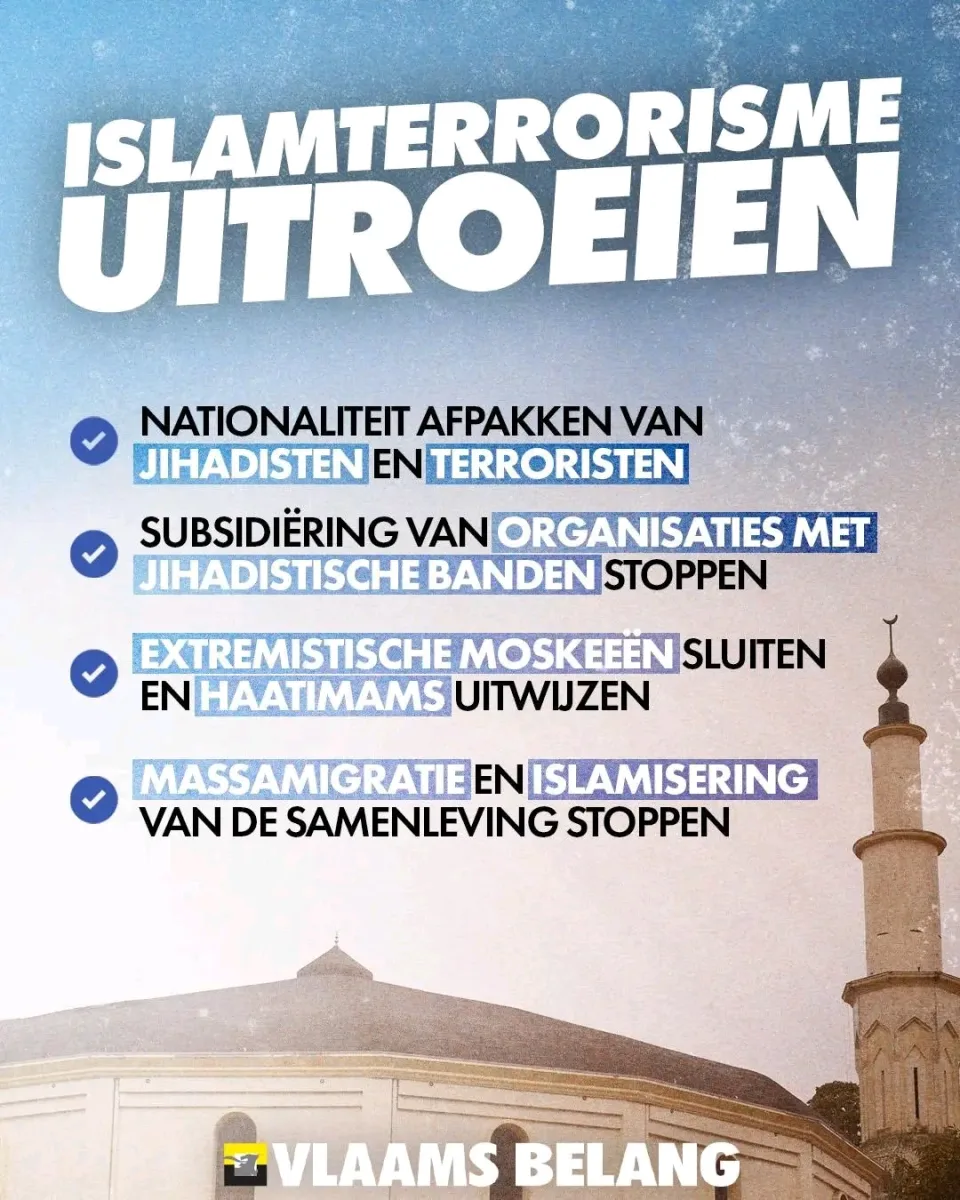 Vlaams Belang potpiruje napetosti u Belgiji šireći islamofobiju i prijetnje društvenom miru