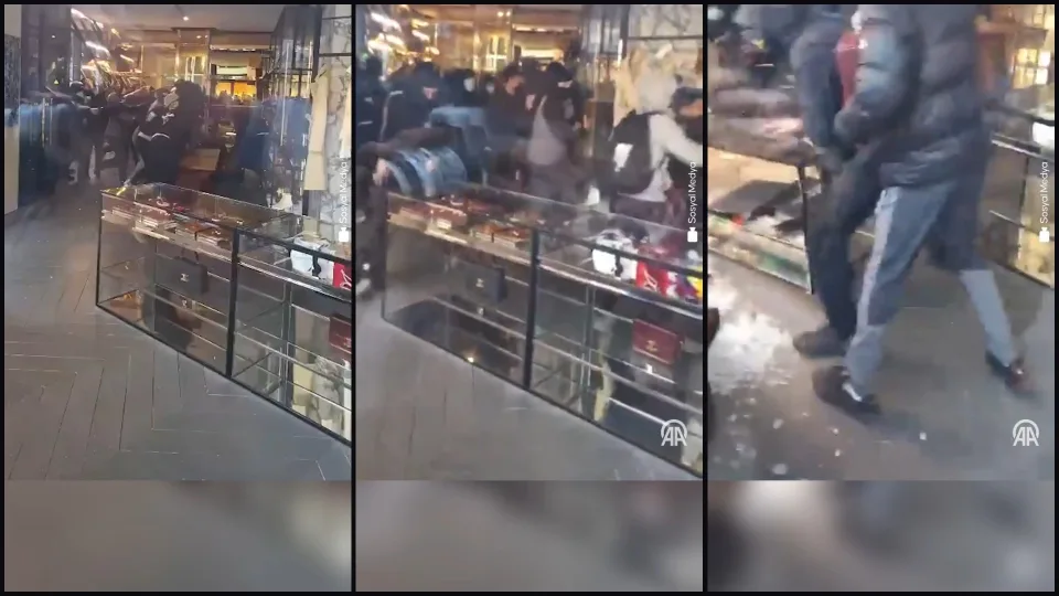 Fransa'da çalakiyên Yelekên Zer'ê de bûyerên talanê bi dîmenên nû xuya bûn