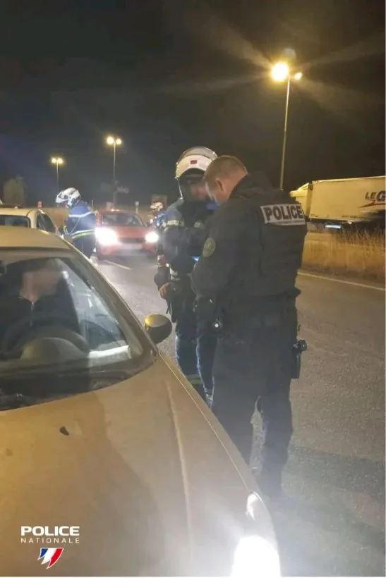 Contrôles routiers renforcés lors du Festival John Beauregard dans le Calvados, France