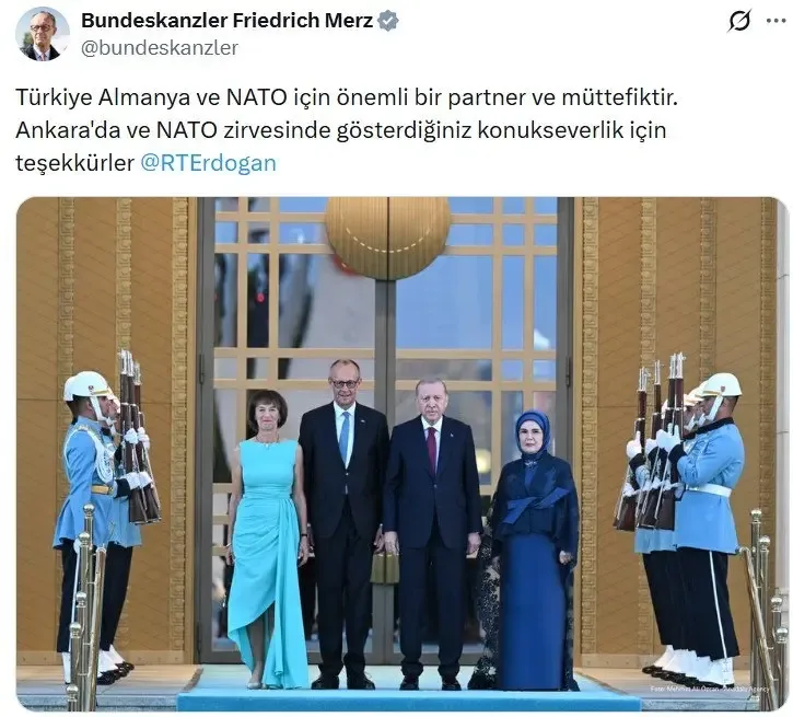 Германският канцлер благодари на Турция на турски след НАТО срещата