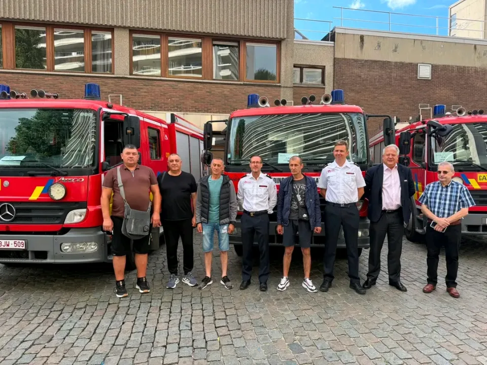 Quatrième convoi de soutien de la caserne des pompiers de Bruxelles envoyé vers l’Ukraine