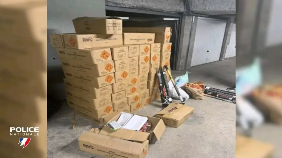 Френската полиция удари нелегалната търговия с фойерверки