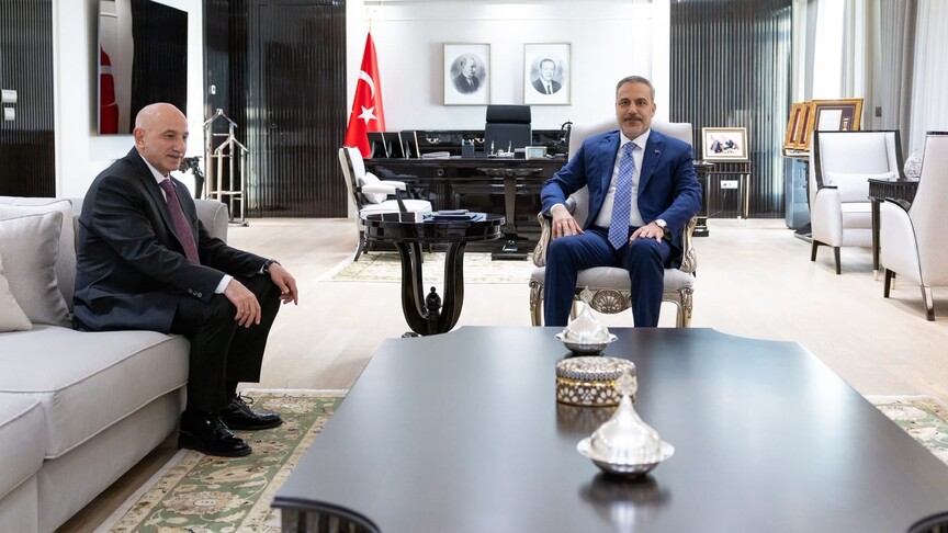 Bakan Fidan, Ankara İl Emniyet Müdürü Yüksek'i NATO Zirvesi öncesi kabul etti